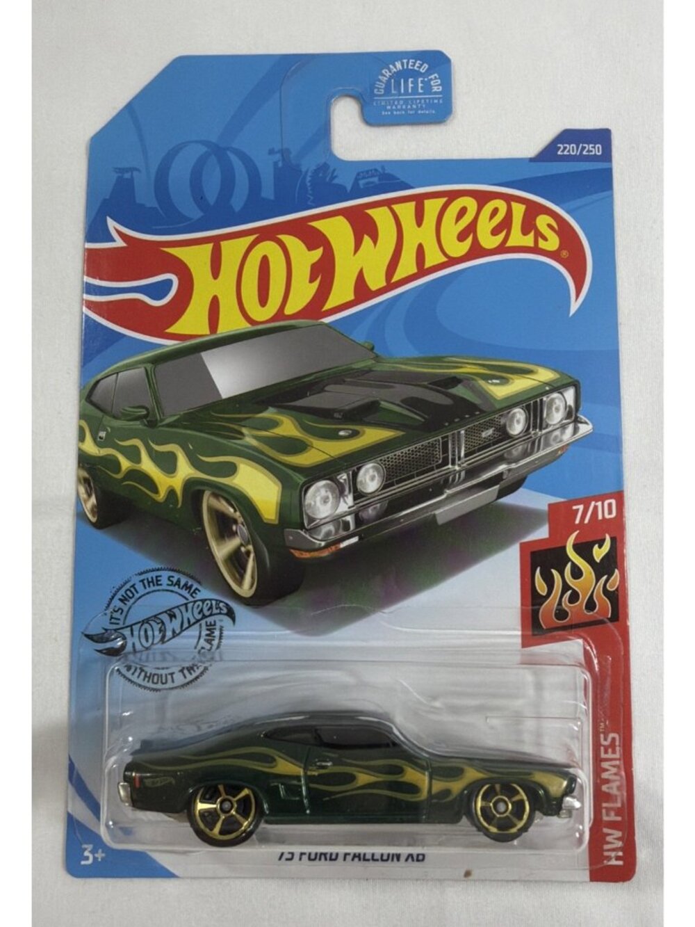 Hot Wheels HW Flame 7/10 '73 Ford Falcon XB 220/250 Green